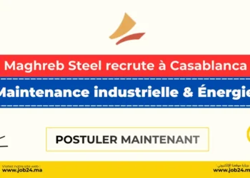 Maghreb Steel recrute Maintenance et Énergie à Casablanca