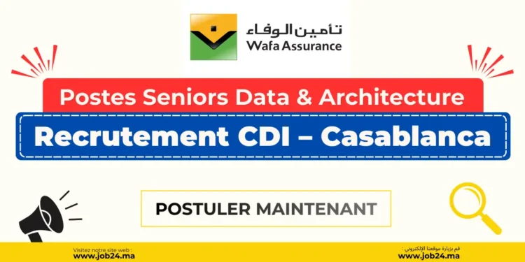 Responsable Gouvernance Data & Architecte Technique CDI à Casablanca